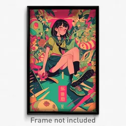 Vietnamese Movie Poster - Warlike High School (Vietnam Retro Film Art Print)