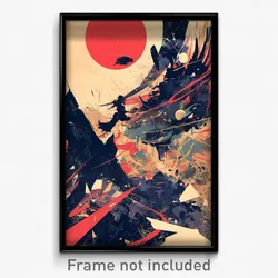 Movie Art Poster - Active Flats (Psychedelic Trippy Retro Cartoon Film Print)