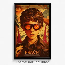 French Movie Poster - Boy Feeling Worried, Memorable Tinted Eyewear (Art Print)
