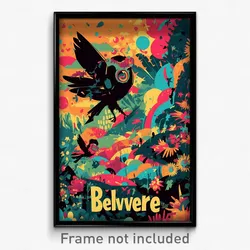 Mexican Movie Poster - Animated Belvedere (Mexico Retro Film Art Print)