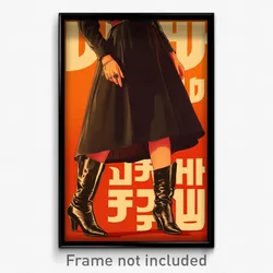 Hebrew Movie Poster - Woman Feeling Neglect, Immaterial Boots (Israel Art Print)