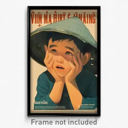 Vietnamese Movie Poster - Boy Feeling Amazement, Rich Bowl Hat (Art Print)