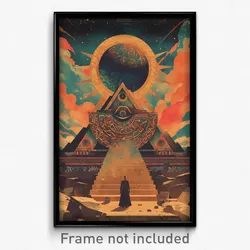 German Movie Poster - Sparkling Nave (Germany Psychedelic Art Retro Film Print)