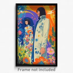 Icelandic Movie Poster - Man Feeling Curiosity, Drab Silver Dress (Art Print)