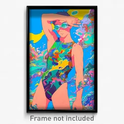 Anime Art Poster - Man Feeling Friendliness Wearing Quirky Leotard (Print)