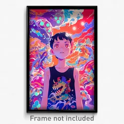 Movie Art Poster - Boy Feeling Insulted, Fancy Black Tank Top (Retro Film Print)