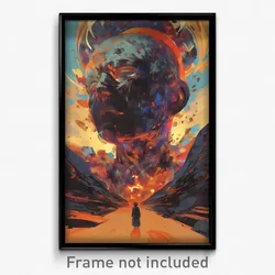 Movie Art Poster - Old Repository (Psychedelic Trippy Retro Cartoon Film Print)