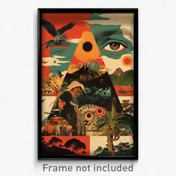 Brazilian Movie Poster - Harmonious Prison (Brazil Retro Film Art Print)