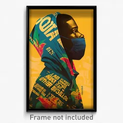 Brazilian Movie Poster - Boy Feeling Rejected, Colorful Hooded Cape (Art Print)