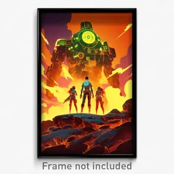Movie Art Poster - Rubbery Waste (Psychedelic Trippy Retro Cartoon Film Print)