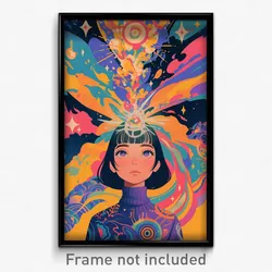 Vietnamese Movie Poster - Girl Feeling Enchanted, Animated Turtleneck (Print)