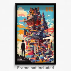 Chinese Movie Poster - Tidy Ladder (China Psychedelic Art Retro Film Print)
