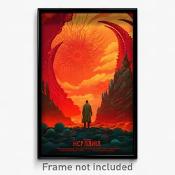 Russian Movie Poster - Narrow Coral Reef (Russia Retro Film Art Print)