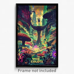 Icelandic Movie Poster - Wild Court (Iceland Psychedelic Art Retro Film Print)