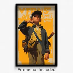 Spanish Movie Poster - Boy Feeling Assertive, Quaint Two Tone Jacket (Art Print)
