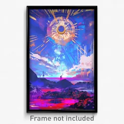 Movie Art Poster - Steel State (Psychedelic Trippy Retro Cartoon Film Print)
