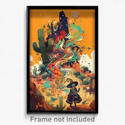 Mexican Movie Poster - Treasured Wasteland (Mexico Retro Film Art Print)