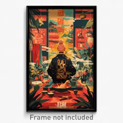 Vietnamese Movie Poster - Deserted Lisbon (Vietnam Retro Film Art Print)