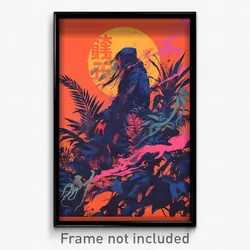 Chinese Movie Poster - Coarse Reaches (China Psychedelic Art Retro Film Print)