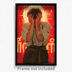 Thai Movie Poster - Boy Feeling Courage, Tremendous Torn Sleeves (Art Print)