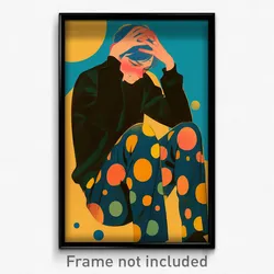Icelandic Movie Poster - Boy Feeling Pity, Old Fashioned Polka Dot (Art Print)