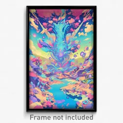 Art Poster - Outstanding Reef (Psychedelic Trippy Weird 11x17 Print)