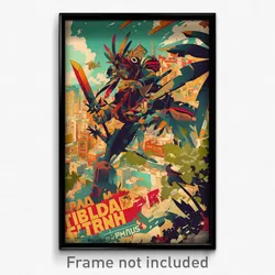 Mexican Movie Poster - Urban Furth (Mexico Psychedelic Art Retro Film Print)