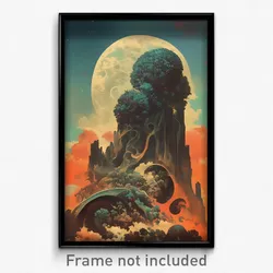 German Movie Poster - Fluffy Desolation (Germany Retro Film Art Print)