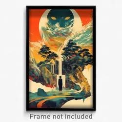 Greek Movie Poster - Dirty Flood (Greece Psychedelic Art Retro Film Print)