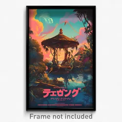 Indonesian Movie Poster - Spotless Gazebo (Indonesia Retro Film Art Print)