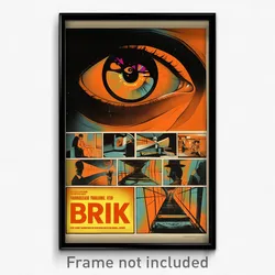 French Movie Poster - Brisk Movie Festival (France Retro Film Art Print)