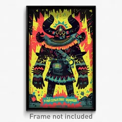 Mexican Movie Poster - Man Feeling Dominant, Bright Back Seamed Legwear (Print)