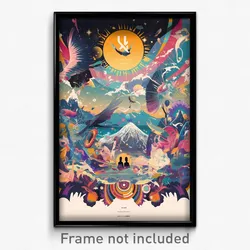 Icelandic Movie Poster - Tidy Music Festival (Iceland Retro Film Art Print)