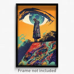 Brazilian Movie Poster - Digital Wire Frame Way (Brazil Retro Film Art Print)