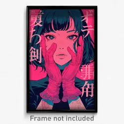 Chinese Movie Poster - Girl Feeling Discontentment, Handsome Pink Gloves (Print)
