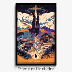 Greek Movie Poster - Outrageous Motel (Greece Psychedelic Art Retro Film Print)
