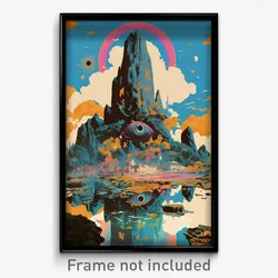 Icelandic Movie Poster - Marvelous Ego Exploration (Iceland Film Art Print)
