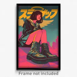German Movie Poster - Girl Feeling Self Compassionate, Perfect Winged Footwear