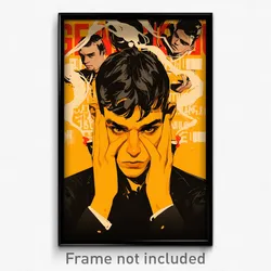 Brazilian Movie Poster - Boy Feeling Jealousy, Black Grey (Brazil Art Print)