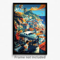Vietnamese Movie Poster - Neat Rio De Janeiro (Vietnam Retro Film Art Print)