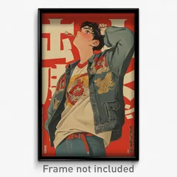 Chinese Movie Poster - Boy Feeling Careless, Amazing Denim Jacket (Art Print)