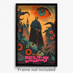 German Movie Poster - Meager Convent (Germany Psychedelic Art Retro Film Print)