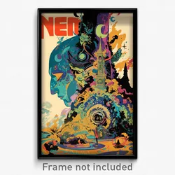 Greek Movie Poster - Different Mere (Greece Psychedelic Art Retro Film Print)