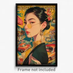 Thai Movie Poster - Sunny 50'S Diner (Thailand Psychedelic Art Retro Film Print)