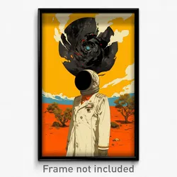 Movie Art Poster - Man Feeling Attentiveness, Original Naval Uniform (Print)