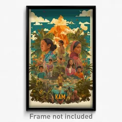 Indonesian Movie Poster - Damaged Scrub (Indonesia Retro Film Art Print)