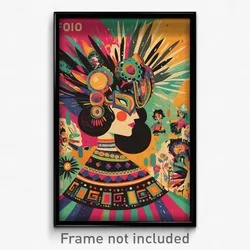 Mexican Movie Poster - Superb Folly (Mexico Psychedelic Art Retro Film Print)