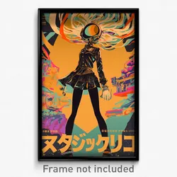 Greek Movie Poster - Girl Feeling Alarm, Simple Black Leotard (Greece Art Print)