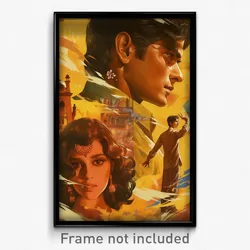 Bollywood Movie Poster - Attractive Tableau (India Retro Hindi Film Art Print)