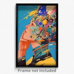 Movie Art Poster - Crazy Well (Psychedelic Trippy Retro Cartoon Film Print)